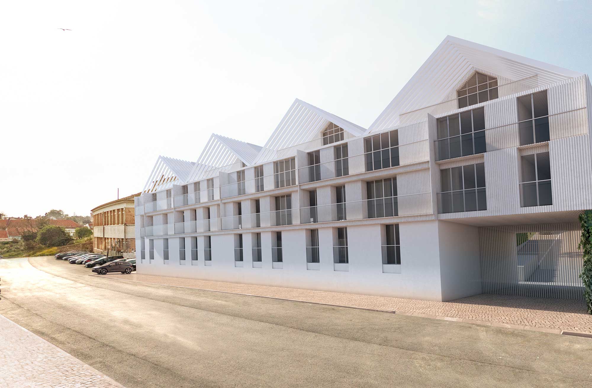 Ajuda Garden - Facade detail